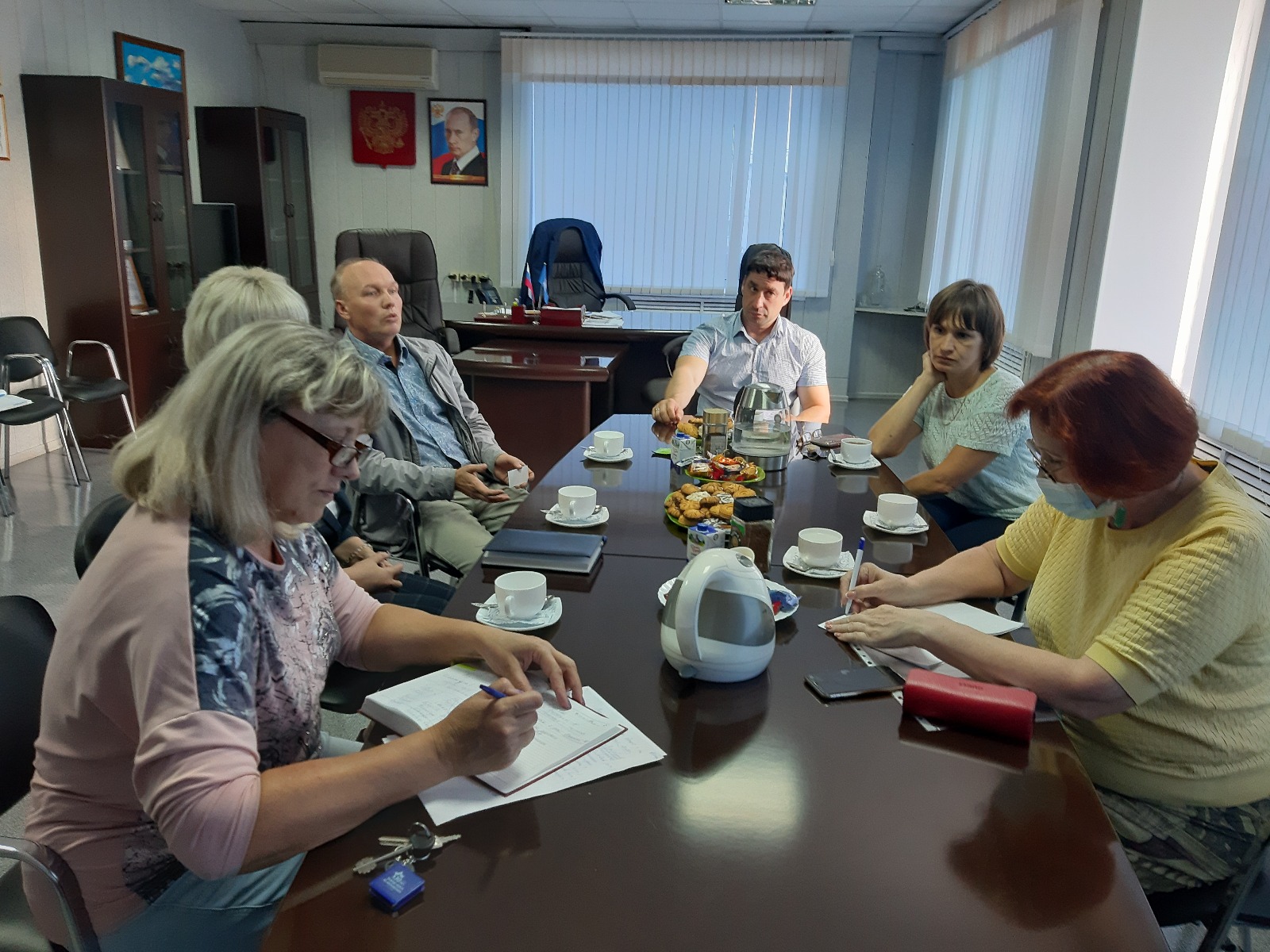 24 августа депутат Государственной думы Вера Оськина посетила с рабочим визитом Боготольский район