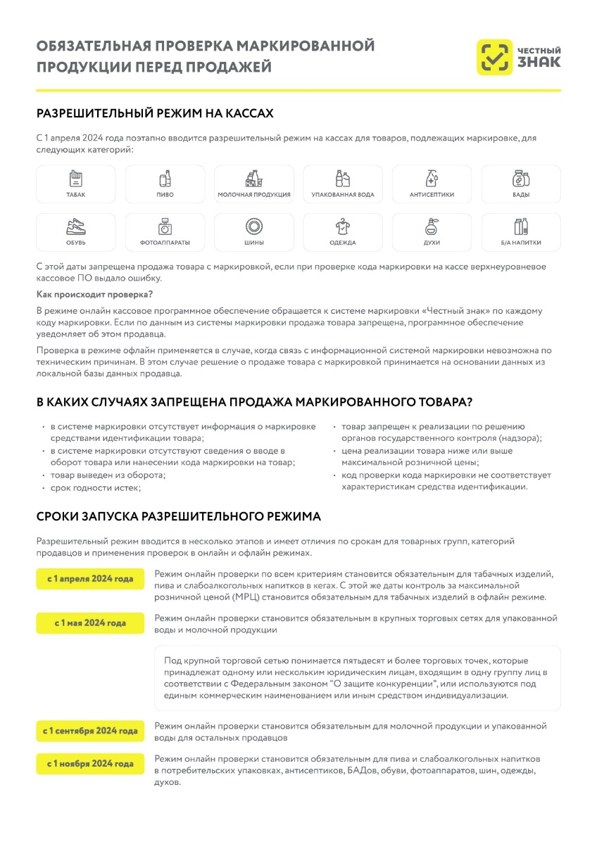 Обязательная проверка маркированной продукции :: Официальный сайт  Боготольского района